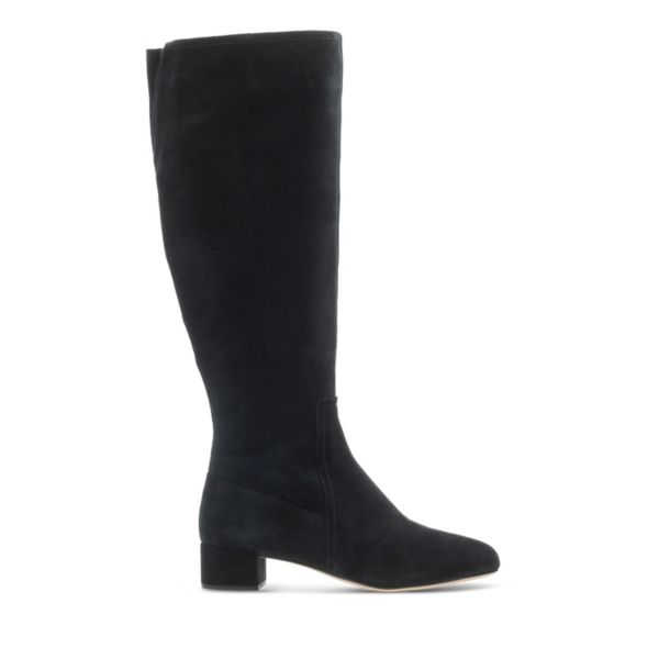 Clarks Womens Orabella Ava Knee High Boots Black | UK-8406935